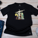 Camiseta Masculina Preta Cristo Redentor