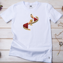 Camiseta Feminina Branca Meu Corpo e Meu Sangue