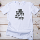 Camiseta Feminina Branca Tudo Começa Com Ave Maria