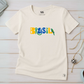 Camiseta Feminina Brasil A Vitoria Vem Do Senhor