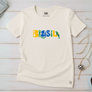 Camiseta Feminina Brasil A Vitoria Vem Do Senhor