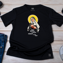 Camiseta Masculina Preta Santa Rita De Cássia