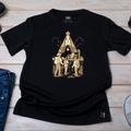 Camiseta Masculina Preta Peregrinos Da Fé
