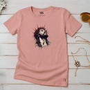 Camiseta Feminina Rosa Jeus Coroa Espinho