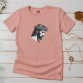 Camiseta Feminina Rosa Jesus Face