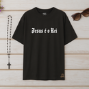 Camiseta Oversized Jesus É O Rei