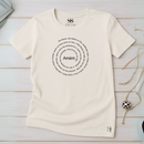Camiseta Feminina Off-White Amém Frase