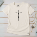 Camiseta Feminina Off-White Jesus Escrita
