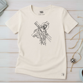 Camiseta Feminina Off-White Cubismo De Jesus