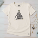 Camiseta Feminina Off-White Ave Maria Escrita