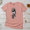 Camiseta Feminina Rosa O Peso De Ser Ele