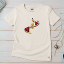 Camiseta Feminina Off-White Meu Corpo Meu sangue