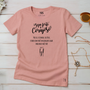 Camiseta Feminina Rosa Seja Corajoso