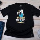 Camiseta Masculina Preta Mãe De Deus