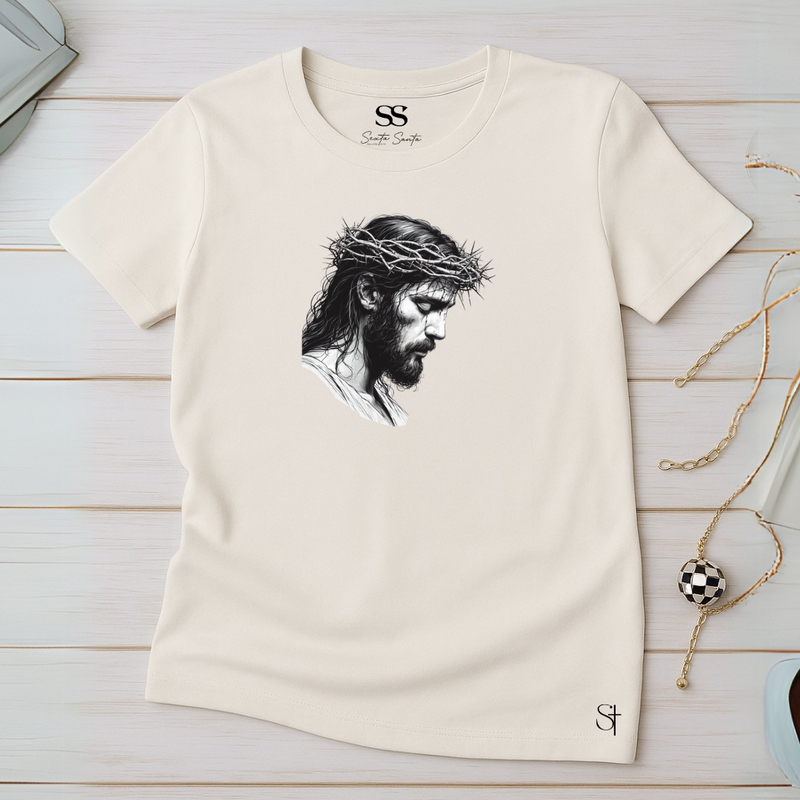 Camiseta Feminina Off-White Jesus Face