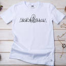 Camiseta Feminina Branca Santa Ceia