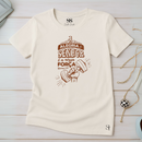 Camiseta Feminina Off-Whiite Nossa Força Frase