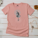 Camiseta Feminina Rosa Terço Sagrado