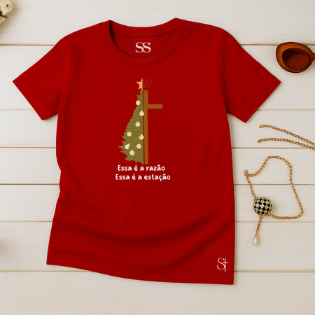 Camiseta Feminina A Razão Para A Estação