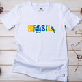 Camiseta Feminina Brasil A Vitoria Vem Do Senhor