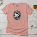 Camiseta Feminina Rosa Sagrado Coração De Jesus