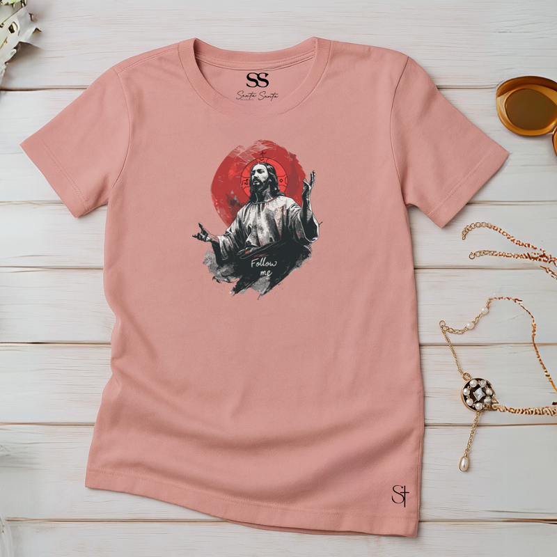 Camiseta Feminina Rosa Siga Me