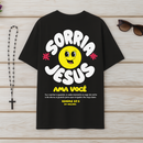 Camiseta Oversized Sorria
