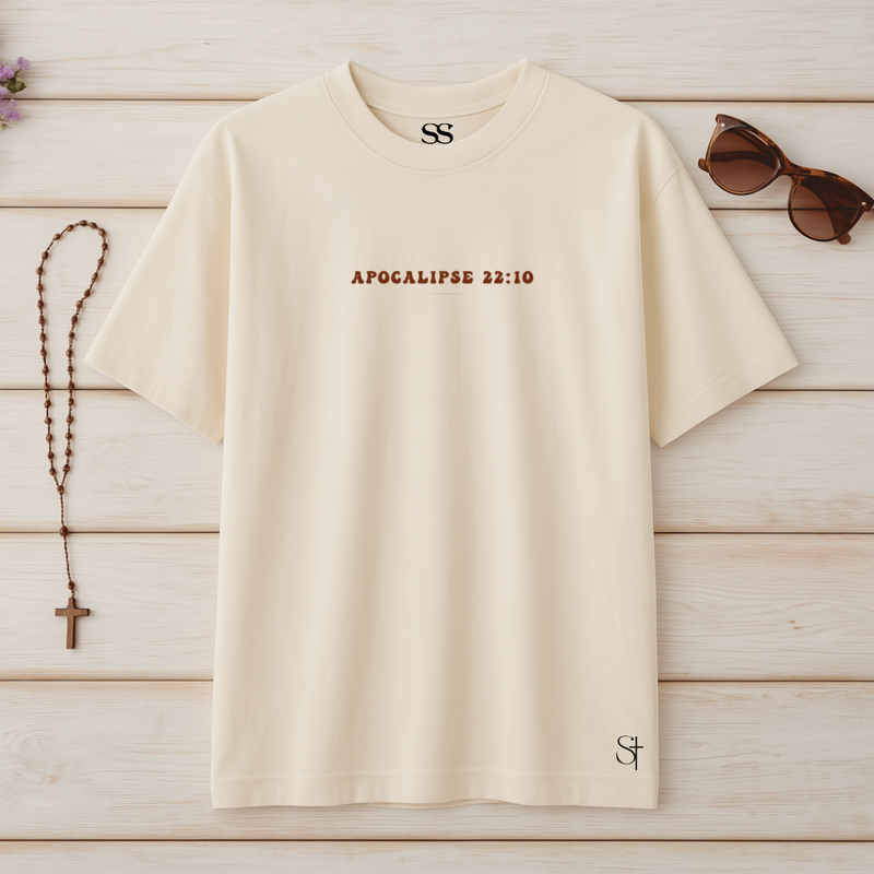 Camiseta Oversized Fim Dos Tempos