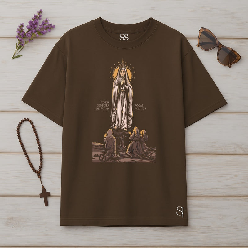 Camiseta Oversized Nossa Senhora De Fátima
