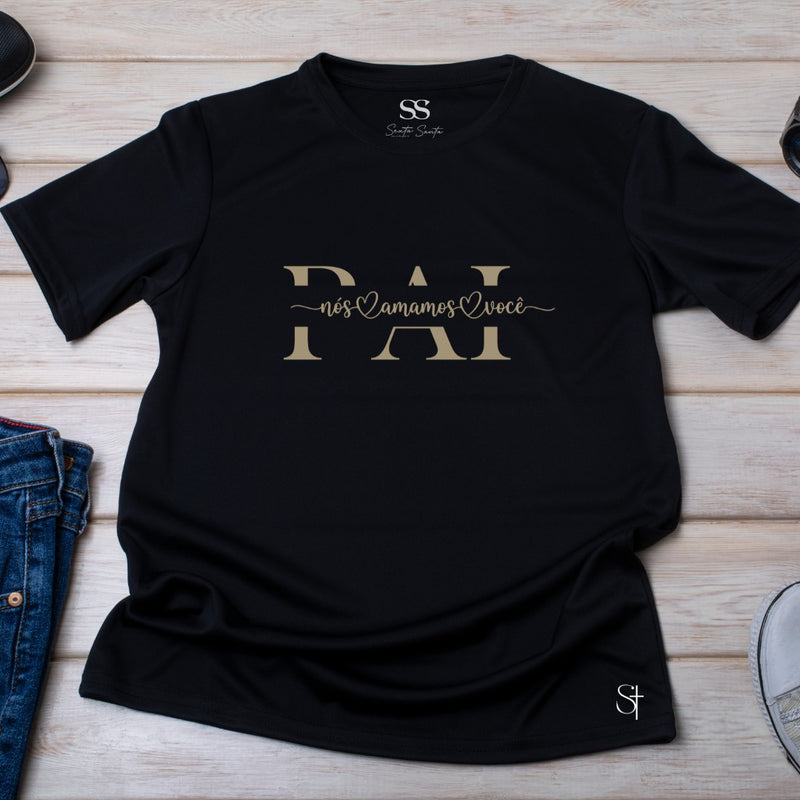 Camiseta Masculina Pai Amamos Você