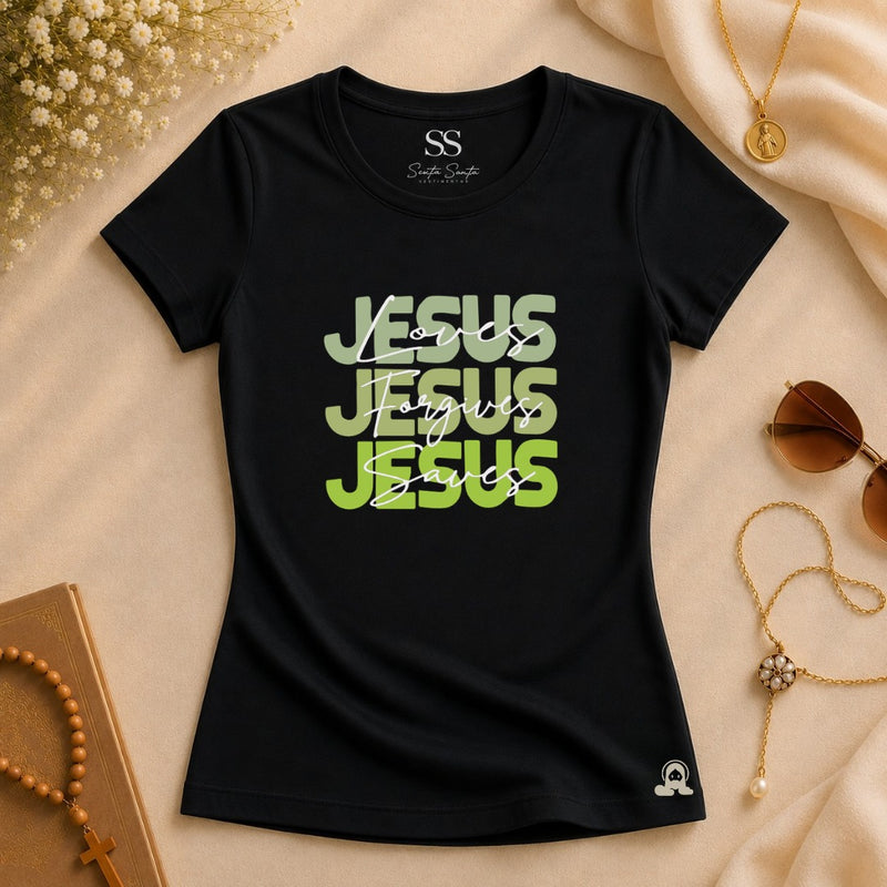 Baby Look Ele Ama, Perdoa E  Salva