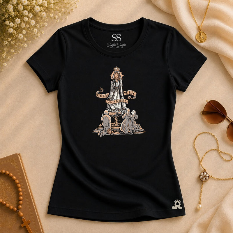 Baby Look Cercada De Luz