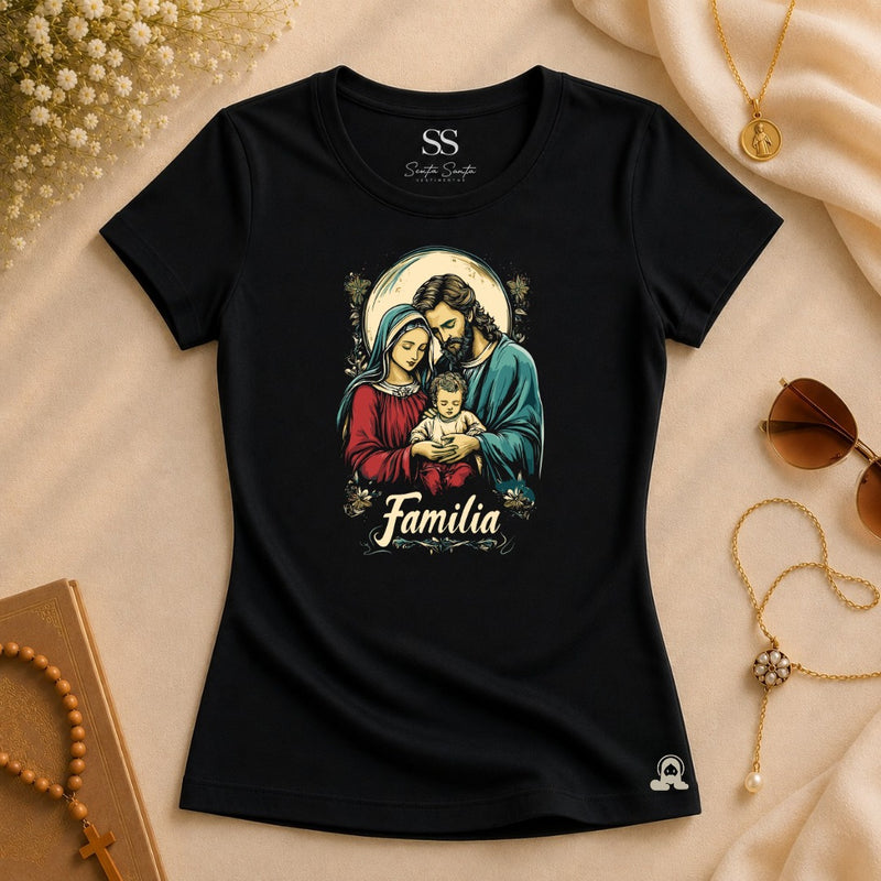 Baby Look Preta Familia