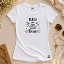 Baby Look Off-White Sempre Foi Deus