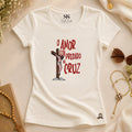 Baby Look O Amor Pregado Na Cruz