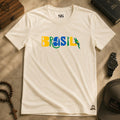 Camiseta Brasil A Vitoria Vem Do Senhor