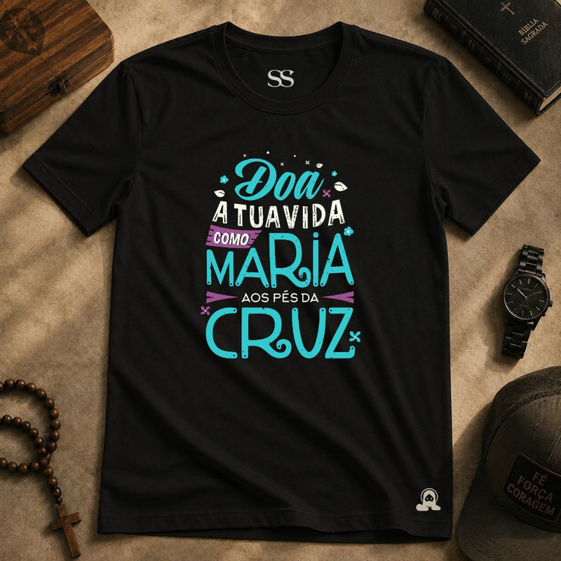 Camiseta Preta Doa Tua Vida