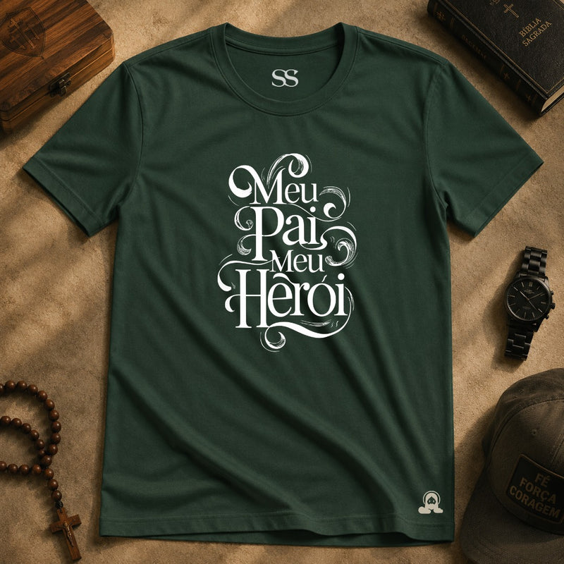 Camiseta Meu pai Meu Herói