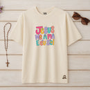 Camiseta Oversized Jesus Me Ama e Eu Sei