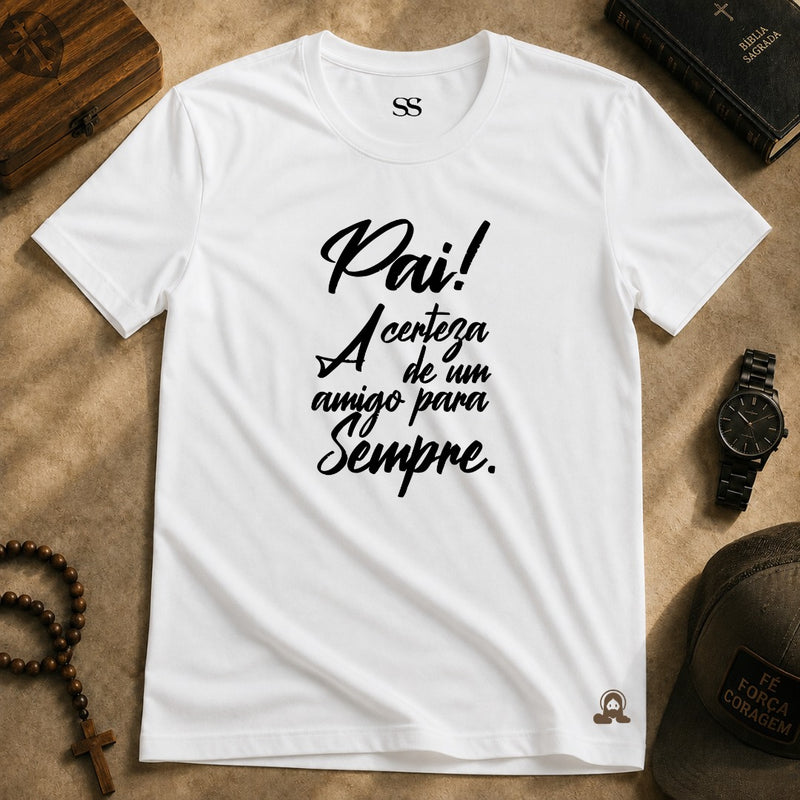 Camiseta A Certeza de um Amigo